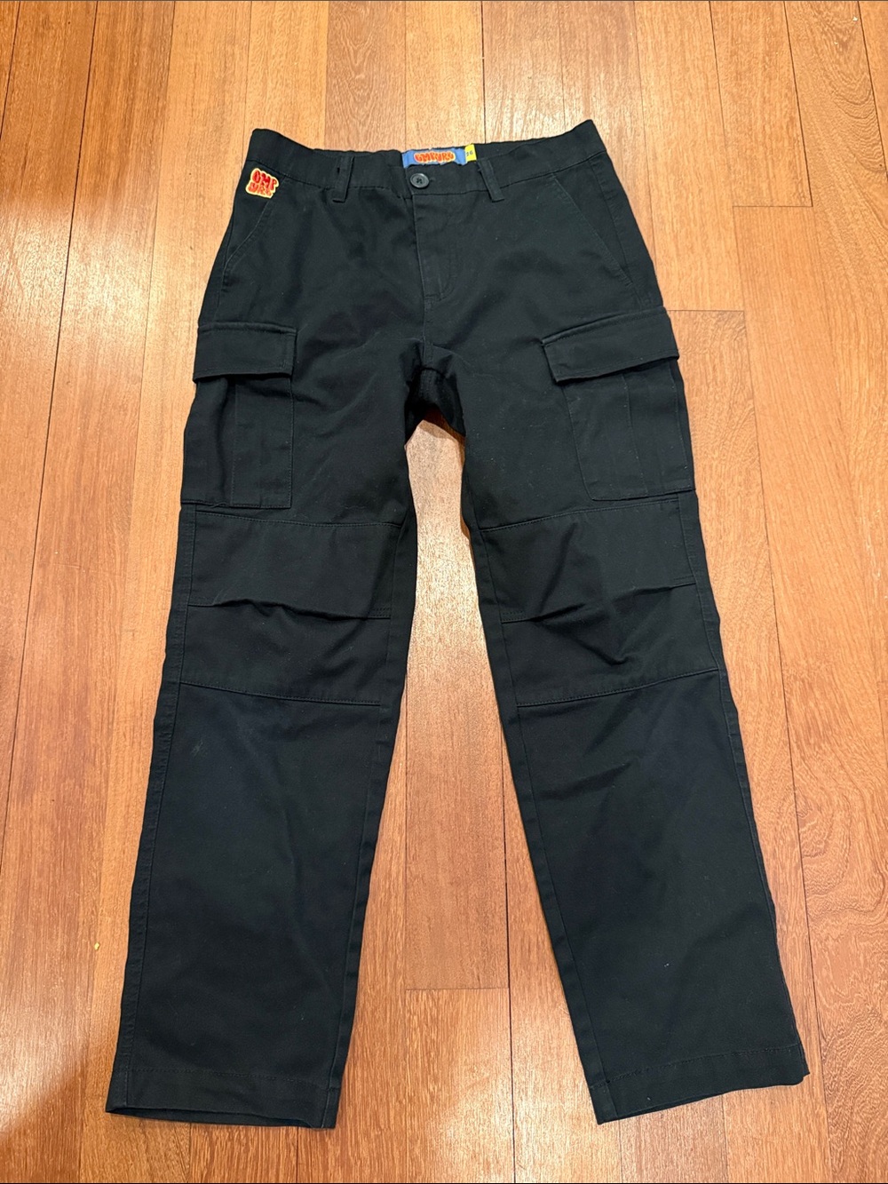 Empyre Junior Black Cargo Pants with Multiple Pockets